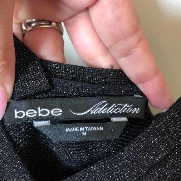 BEBE sparkle bandage dress - Picture 3 of 4